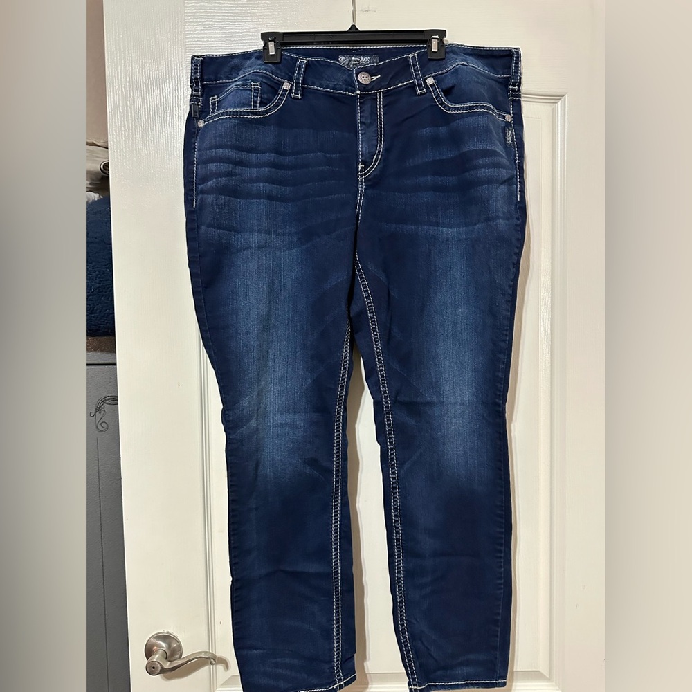 Plus size Silver Suki jeans size 22 super stretch